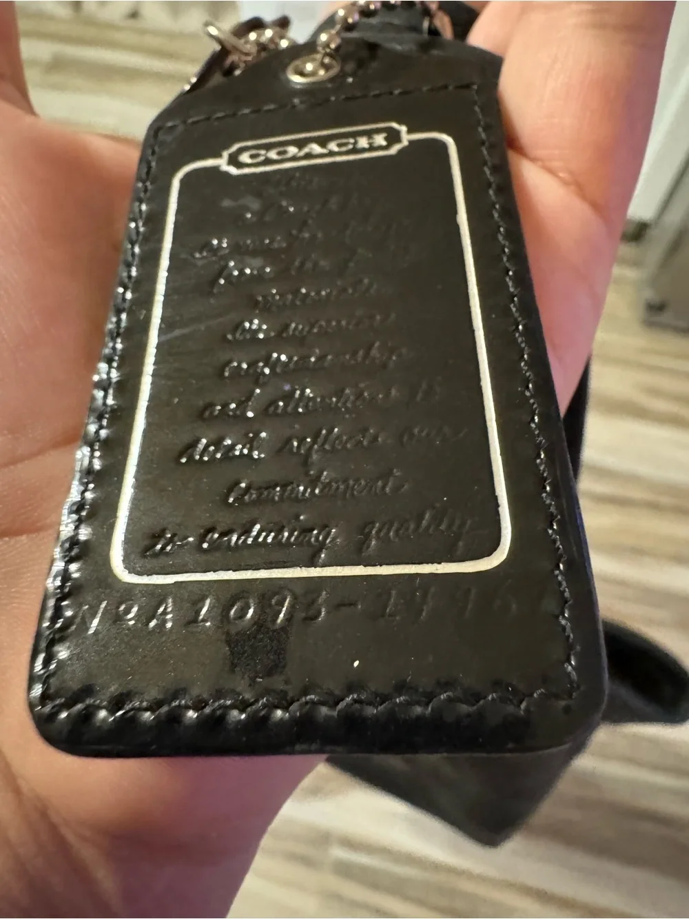 Coach spacious pebble